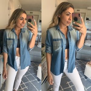 Bella Dahl Tops - Bella Dahl Denim Top Bella Dahl Tops - Bella Dahl Denim Top